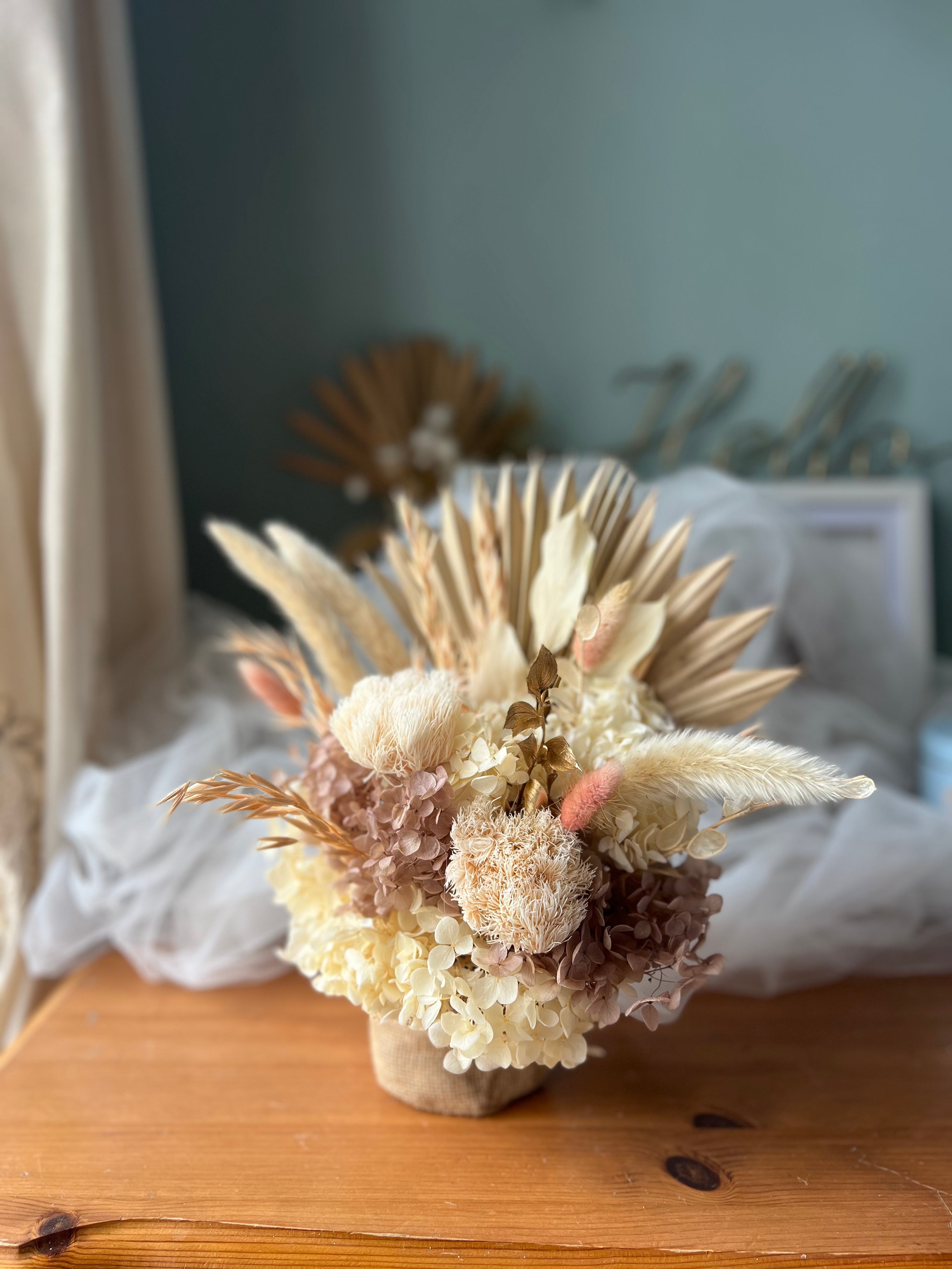 7 boho dried floral order bouquets